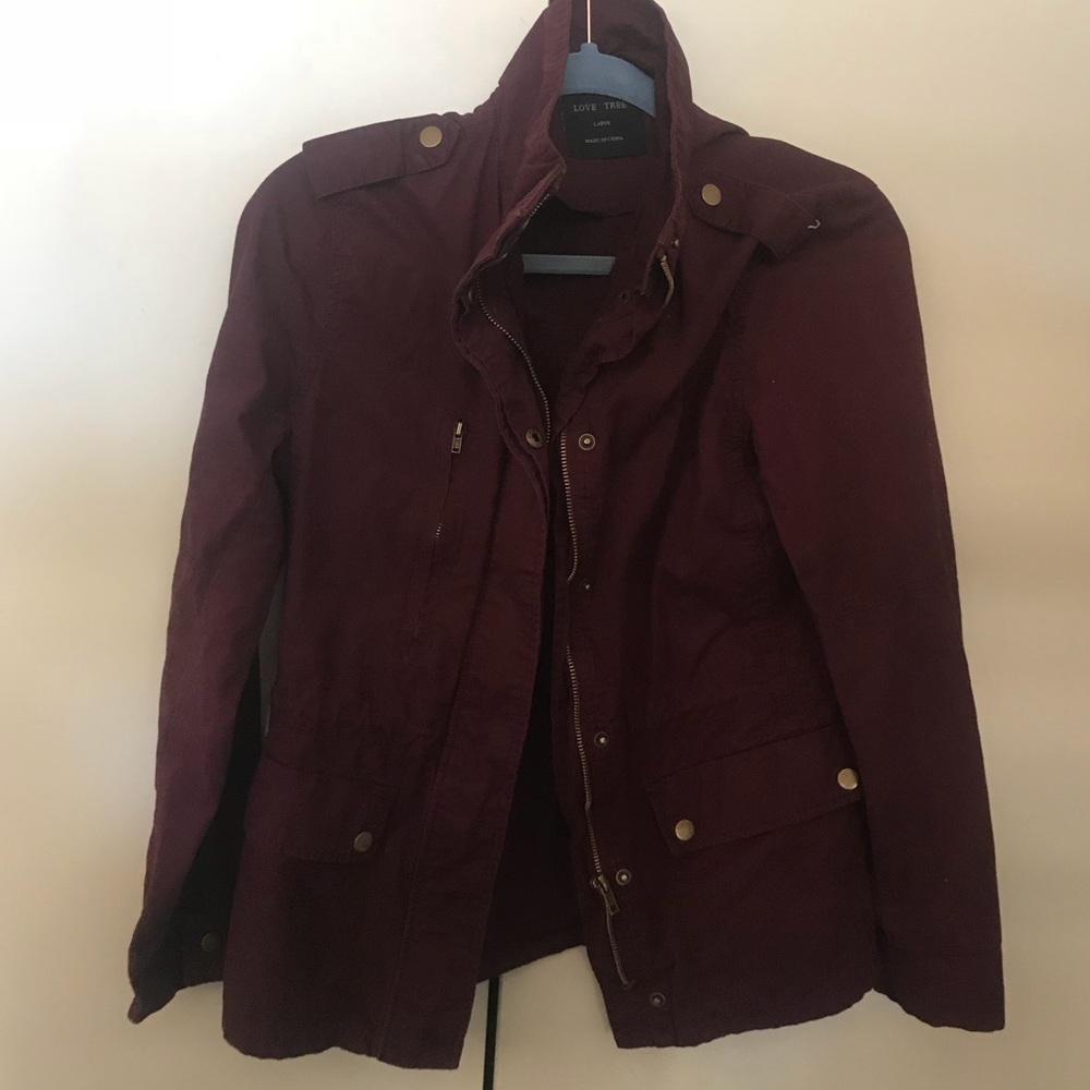 Maroon jacket